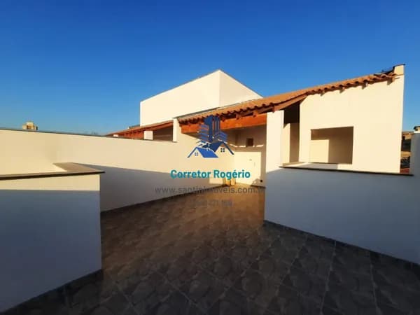 Cobertura com 2 quartos, Acesso interno, 50% coberta + lavabo, Vaga coberta à venda, 90 m² por R$ 360.000 - Jardim Guarará - Santo André/SP