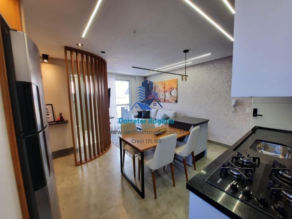 Apartamento Mobiliado e Decorado, com 02 quartos (01 suíte ) Varanda gourmet,Elevador,Vaga à venda, 57 m² - Jardim do Mar - São Bernardo do Campo/SP