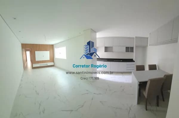 Apartamento com Elevador, 02 quartos (01 suíte ) 10 m² de quintal, Vaga coberta à venda, 77 m² por R$ 460.000 - Santa Maria - Santo André/SP