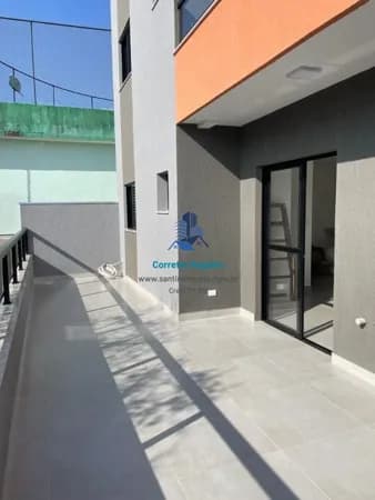 Apartamento com Elevador ,02 quartos (01 suíte ) Quintal amplo, Fino acabamento Vaga coberta - venda ou locação - Vila Curuçá - Santo André/SP