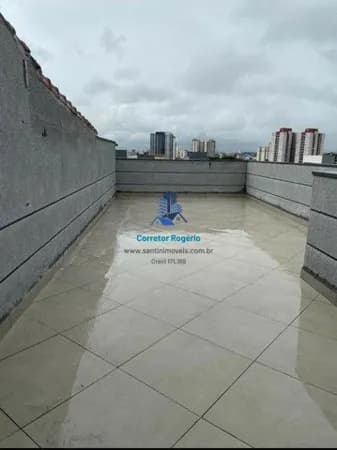 Cobertura sem Condomínio de 140 m² com 02 Quartos (sendo 01 suíte e Sacada) à venda, por R$ 480.000 - Vila Humaitá - Santo André/SP