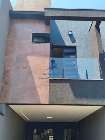 Sobrado com 03 quartos (01 suíte ) Área gourmet, Fino acabamento, 02 vagas à venda Por : 790 Mil em Santo André/SP