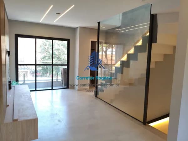Sobrados com 02 suítes com closet, Área gourmet, Fino acabamento, 02 ou 03 Vagas à venda em Santo André/SP