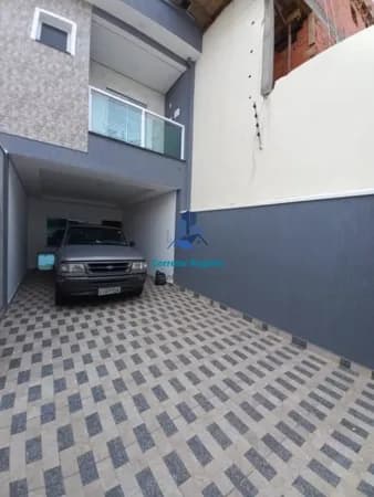 Sobrado com 3 quartos, (01 suíte ) Lavabo, Espaço gourmet , 02 Vagas à venda, 140 m² - Vila Camilópolis - Santo André/SP