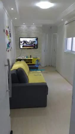 Cobertura com 02 dormitórios,Cozinha com planejados,Fino acabamento residencial à venda, Vila Linda, Santo André.