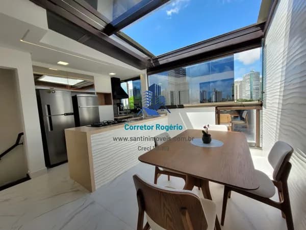 Apartamento Cobertura Duplex com Elevador Mobiliada com 03 quartos ( 02 suítes ) 02 vagas