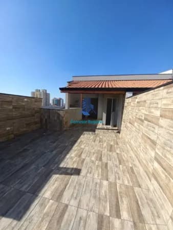 Cobertura com 2 quartos, (01 suíte) Acesso interno, Fino acabamento, Vaga coberta à venda, 98 m² - Campestre - Santo André/SP
