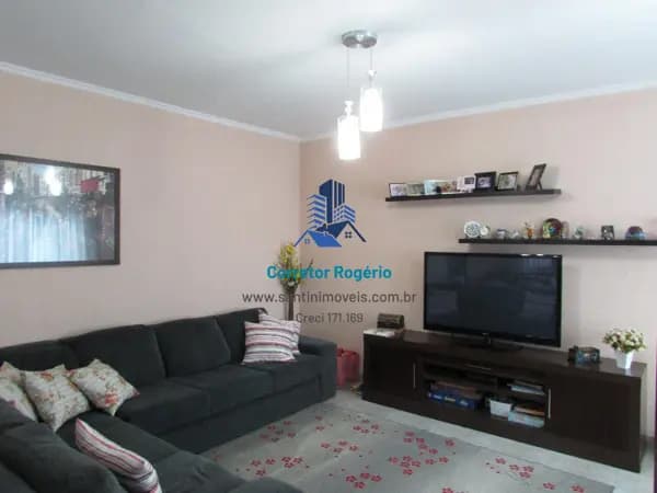 Sobrado com 03 dormitórios ( 1 suíte master ) 05 Vagas de garagem,espaço gourmet residencial à venda, Vila Mazzei, Santo André.