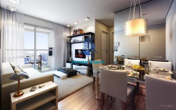 Apartamento com 2 dormitórios(01 suíte)Varanda gourmet, Lazer completo, Vaga à venda, 66 m² Santa Maria - São Caetano do Sul/SP