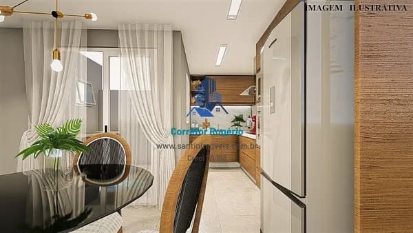 Cobertura com 02 quartos (01 suíte ) Lavabo, Quintal amplo, Fino acabamento, Vaga coberta à venda, 114 m² - Parque Bandeirante - Santo André/SP