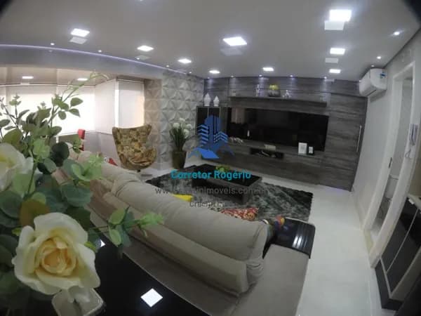Apartamento com Planejados, 03 suítes , Finíssimo acabamento, Lazer completo, 03 Vagas à venda, 128 m² por R$ 1.200.000 - Centro - Santo André/SP