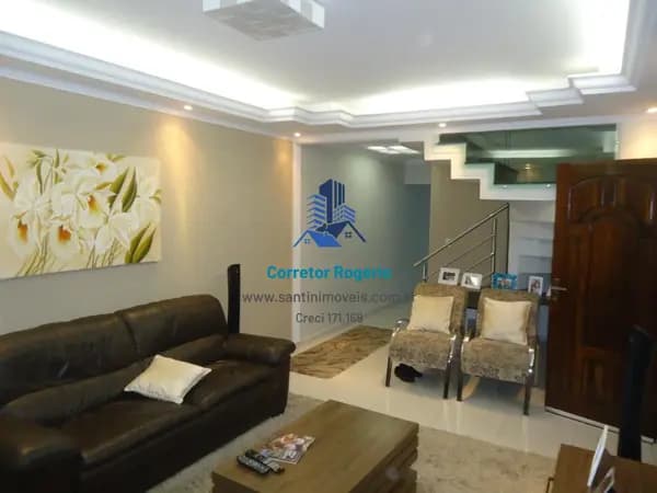 Sobrado de 200 m² com 04 Quartos (sendo 03 suítes, 01 com Sacada) à venda, por R$ 845.000 - Vila Curuçá - Santo André/SP