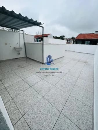 Cobertura com 2 dormitórios, 100 m² - venda por R$ 450.000,00 ou aluguel por R$ 2.850,00/mês - Vila Scarpelli - Santo André/SP
