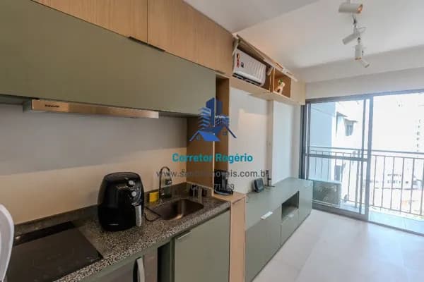 Studio Mobiliado com 1 dormitório, , Sacada, Fino acabamento, Lazer para alugar, 27 m² por R$ 4.078/mês - Vila Olímpia - São Paulo/SP