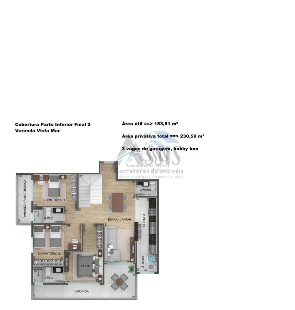 Venda: Cobertura Duplex 4 Dormitórios - AP0020