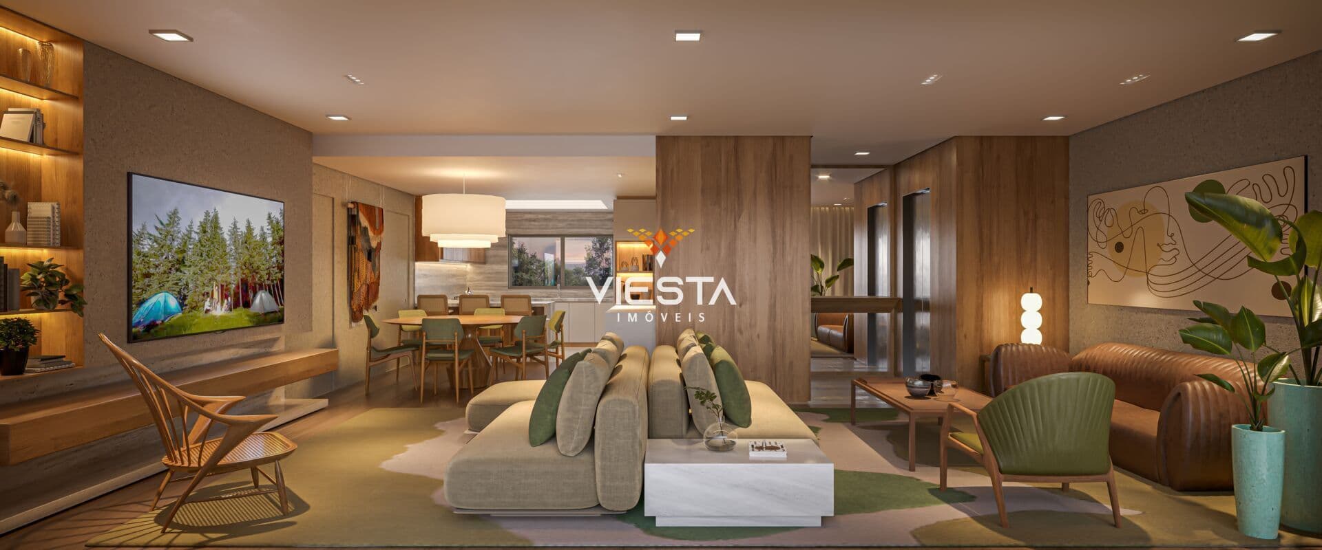 Apartamento Alto Padrão em Juvevê, Curitiba- 177,26m² - 3 suítes e 3 Vagas