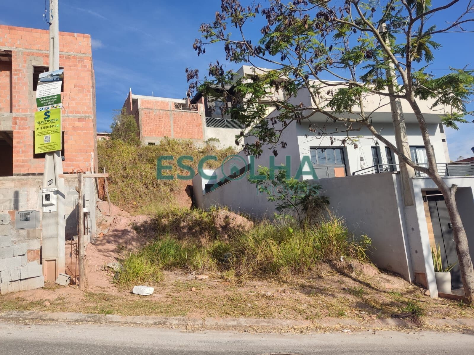 Terreno em aclive com projeto aprovado bairro Vale Verde Jundiai, SP