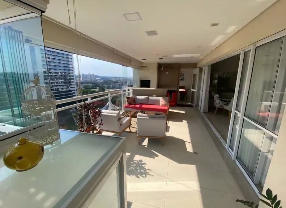 Apartamento Alto Padrão Mundi frente parque 179m² com 3 Suites 3 vagas mobiliado