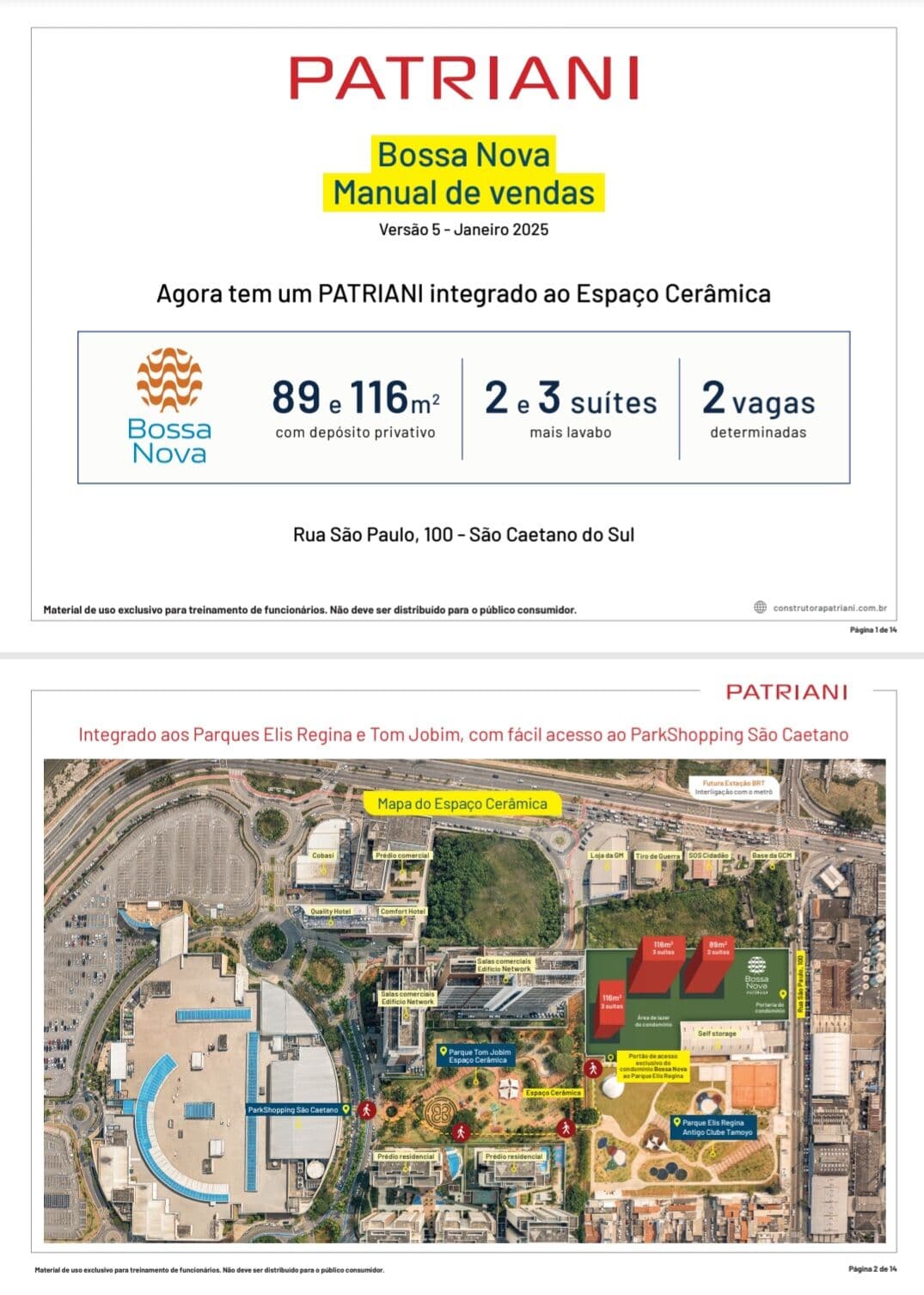 Apartamento Padrão Patriani Bossa Nova 89m² e 116m² com 2 ou 3 dor lazer completo