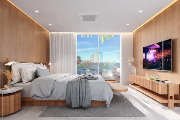 Apartamento Alto Padrão 4 suítes em andar alto com vista mar e rio em Petrópolis, Natal/RN - Ocean Tower