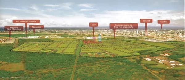 Lotes à Venda no Campos do Conde, bairro Bela Vista Mossoró | A partir de 250m²