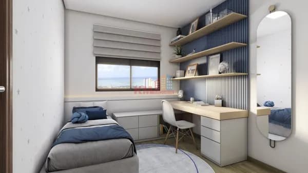 APARTAMENTO 2 QUARTOS COM SUÍTE E VARANDA EM PONTA NEGRA, NATAL/RN | BEACH PLAZA RESIDENCE - ANDAR ALTO
