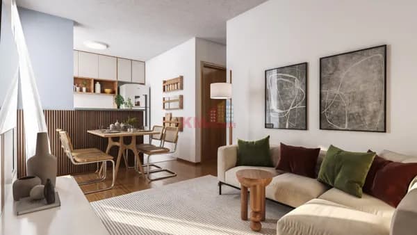 APARTAMENTO no BELLE VILLE com 2 QUARTOS COM EXCELENTE LOCALIZAÇÃO EM PARNAMIRIM- RN
