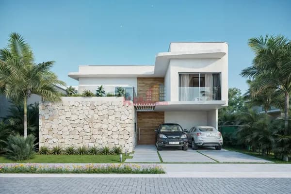 Casa duplex de Alto Padrão | Condomínio Pé na Areia – Bosque da Praia Jacumã/RN