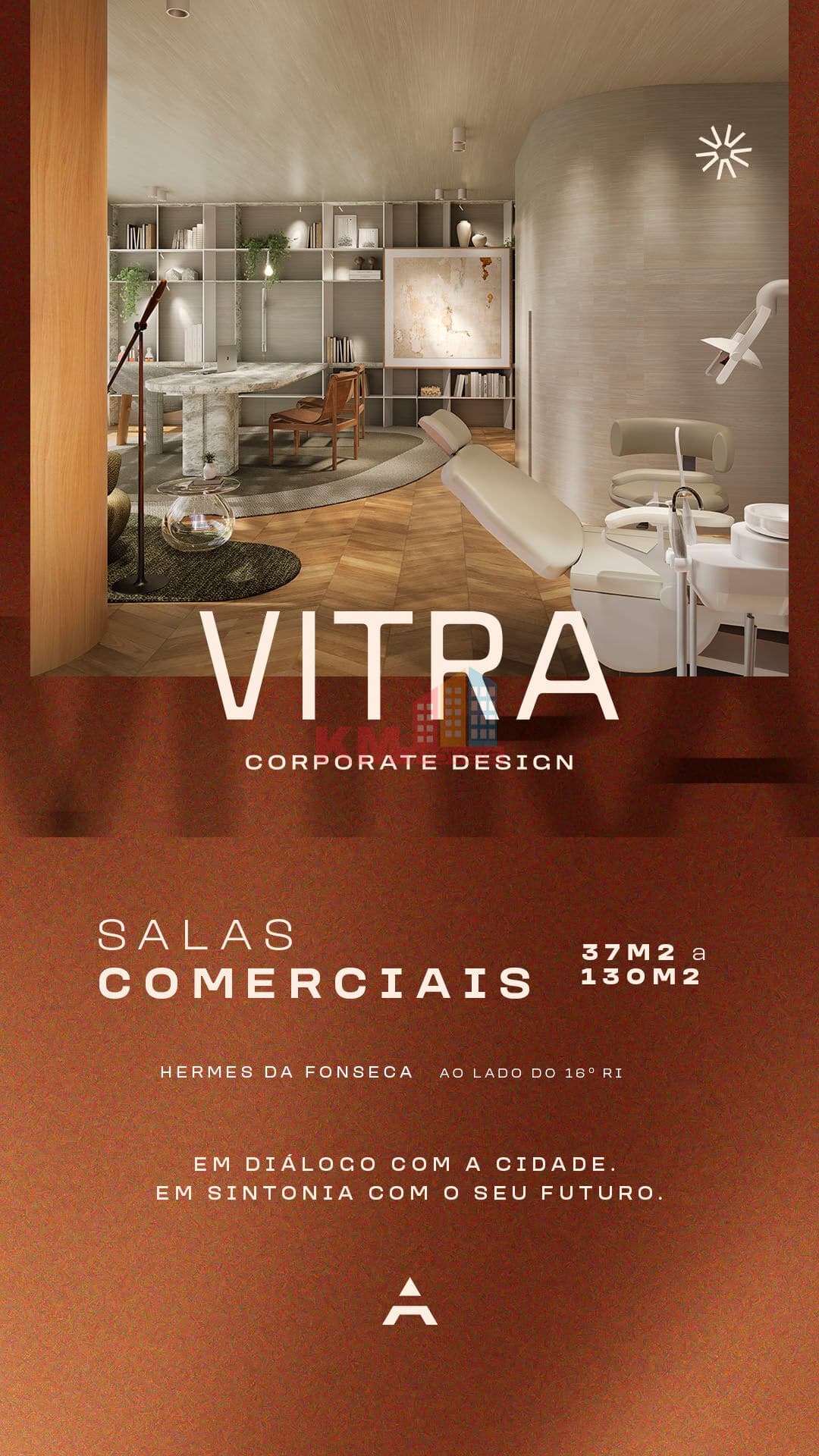 Vitra Corporate Design | Sala comercial premium no Tirol Natal RN