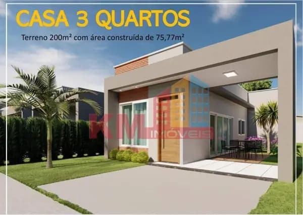 LANÇAMENTO! CASAS 2/3 QUARTOS - RES. VENEZA (ROTA DOS VENTOS) - MOSSORÓ/RN | NOVA REGIÃO EM ALTA, ESPAÇO P/ AMPLIAÇÃO E FINANCIA!