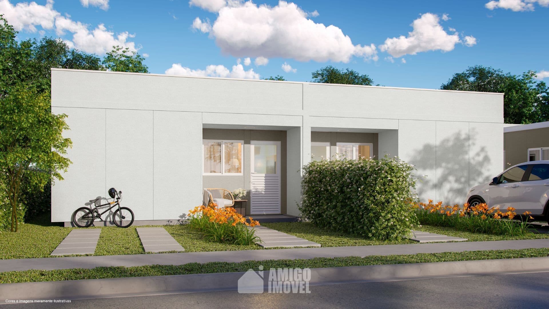 Alea Ribeirão Preto Nova Itália | Casas 43,5m² em Ribeirão Preto com quintal amplo e benefícios do Minha Casa Minha Vida