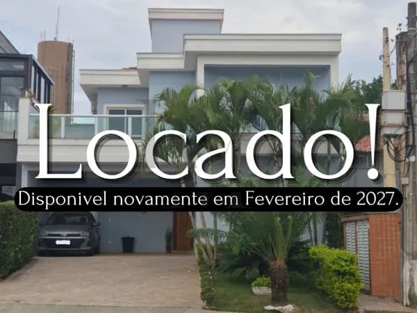 Casa Alto Padrão Para Locação, Dentro do Condomínio Aruã
