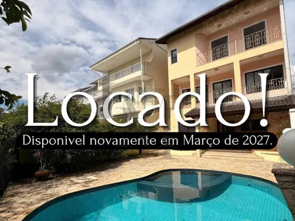 Casa Alto Padrão Para Locação, Dentro do Condomínio Aruã