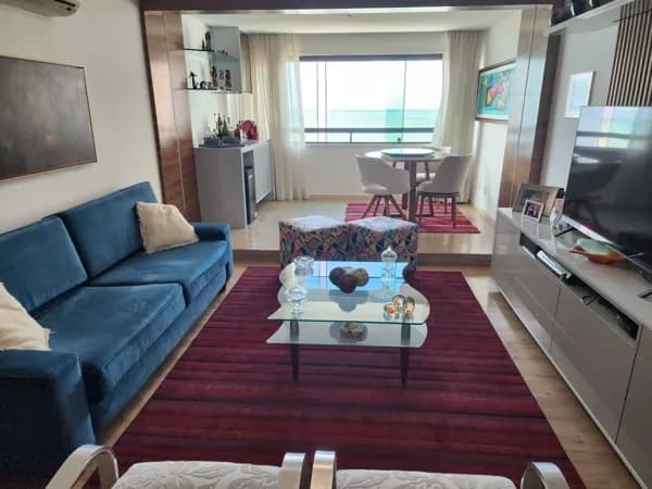 Apartamento vista mar, a 50m da praia, piscina, 2 vagas
