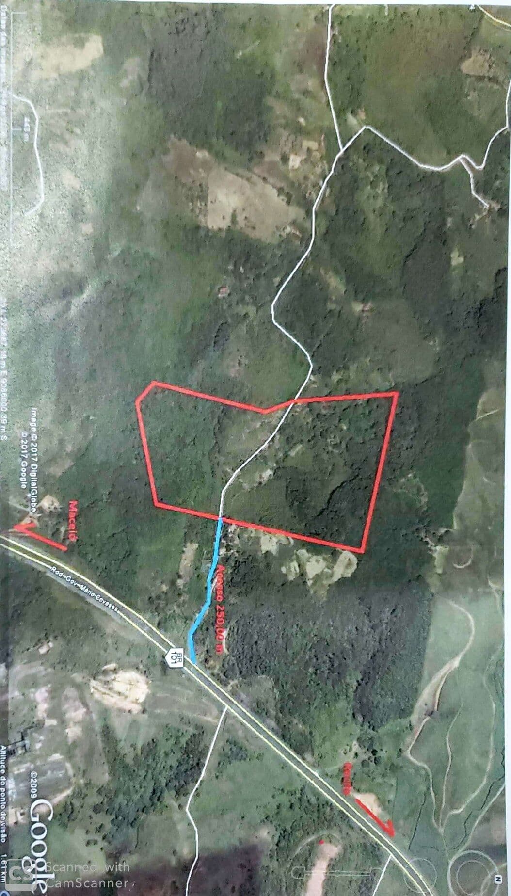 Sitio com 16 Ha, próximo a Eta Pirapema e ao Cabo