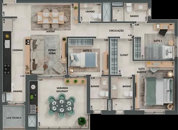 Apartamento em Uberlândia - Gávea