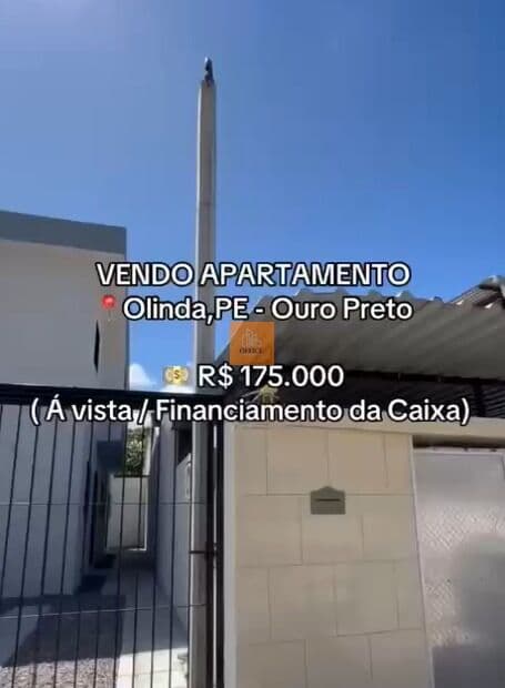 Apartamento em Ouro Preto, Olinda/PE