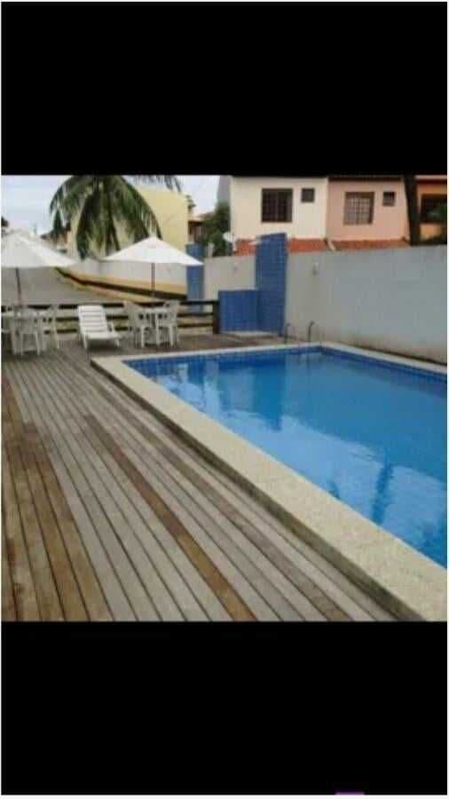 Apartamento com Terraço, 95,87m², 1/4 Suíte, Reversível Pra 2 ou 3/4, Stella Maris, R$400.000,00. Condomínio com piscina.