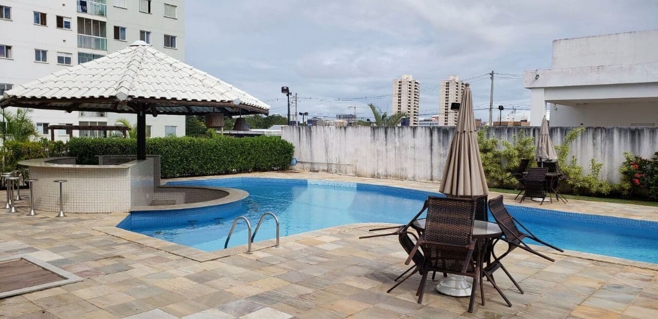 Apartamento 3/4 em Condomínio Reserva Piatã, Portaria 24 horas - Salvador/BA