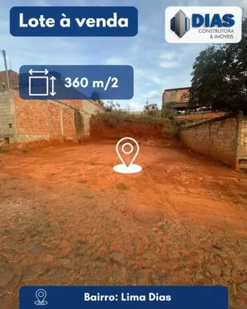 Lote para comprar Lima Dias Conselheiro Lafaiete