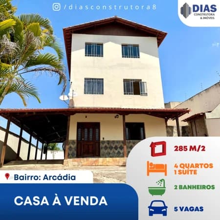 Casa para comprar Arcádia Conselheiro Lafaiete