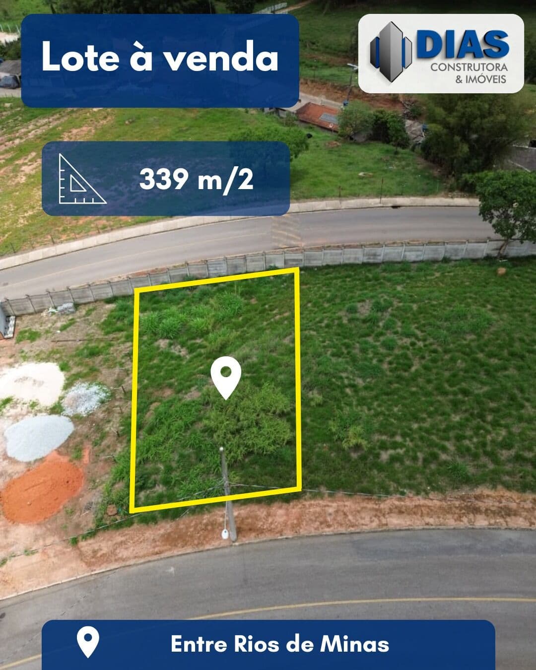 Lote/Terreno em Entre Rios de Minas - Centro