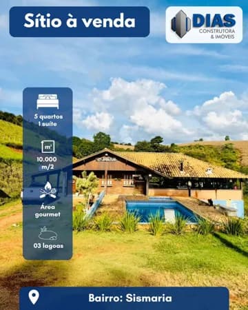 Fazenda/Sítios/Chácaras em Conselheiro Lafaiete - Área Rural de Conselheiro Lafaiete