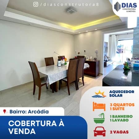 Cobertura para comprar Arcádia Conselheiro Lafaiete