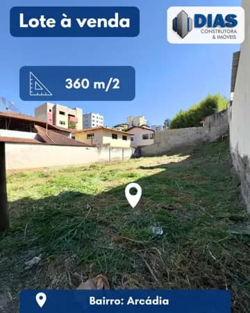 Lote para comprar Arcádia Conselheiro Lafaiete