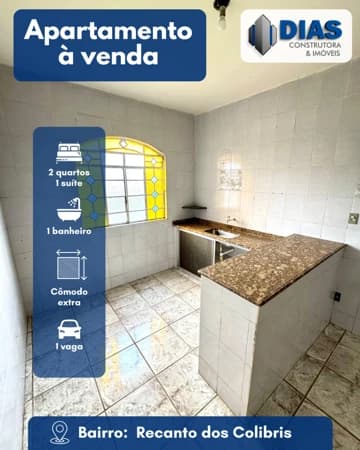 Apartamento para comprar Recanto dos Colibris Conselheiro Lafaiete
