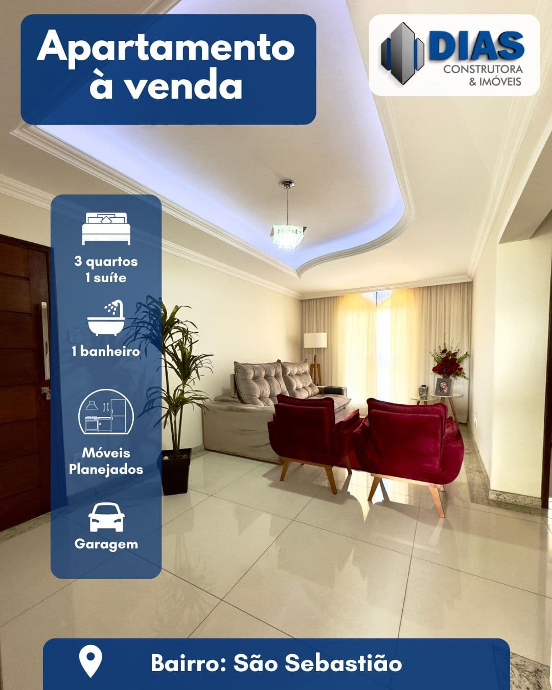 Apartamento em Conselheiro Lafaiete - São Sebastião