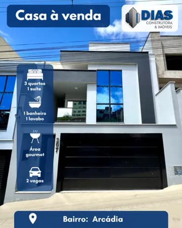 Casa para comprar Arcádia Conselheiro Lafaiete