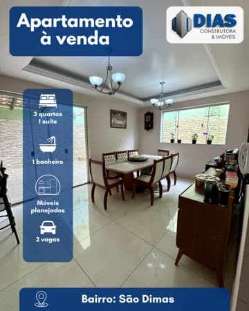 Apartamento para comprar São Dimas Conselheiro Lafaiete