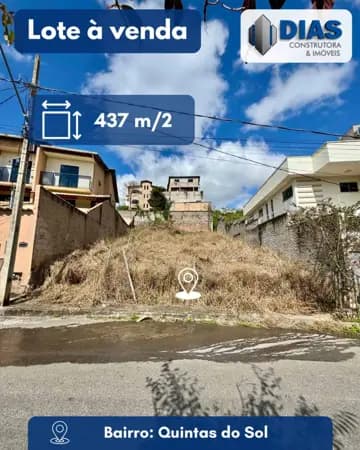 Lote para comprar Quintas do Sol Conselheiro Lafaiete